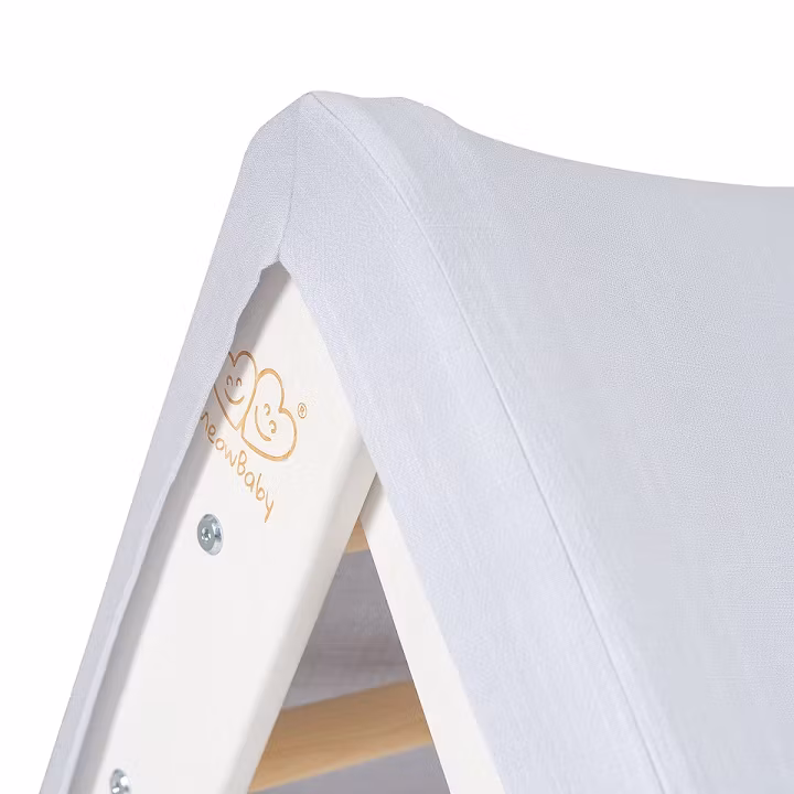 Meow, klatretrekant tipi stigehus, gråblå