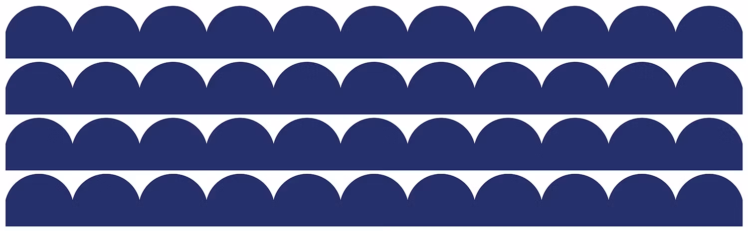 Wallstickers mørkeblå cirkler