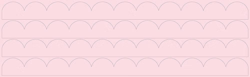 Wallstickers lyserøde cirkler