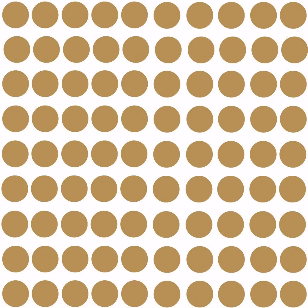 Wallstickers Gold dots 56/80 stk