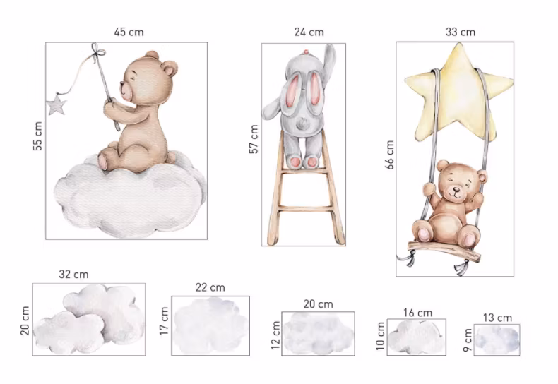 Wallstickers, Sky friends