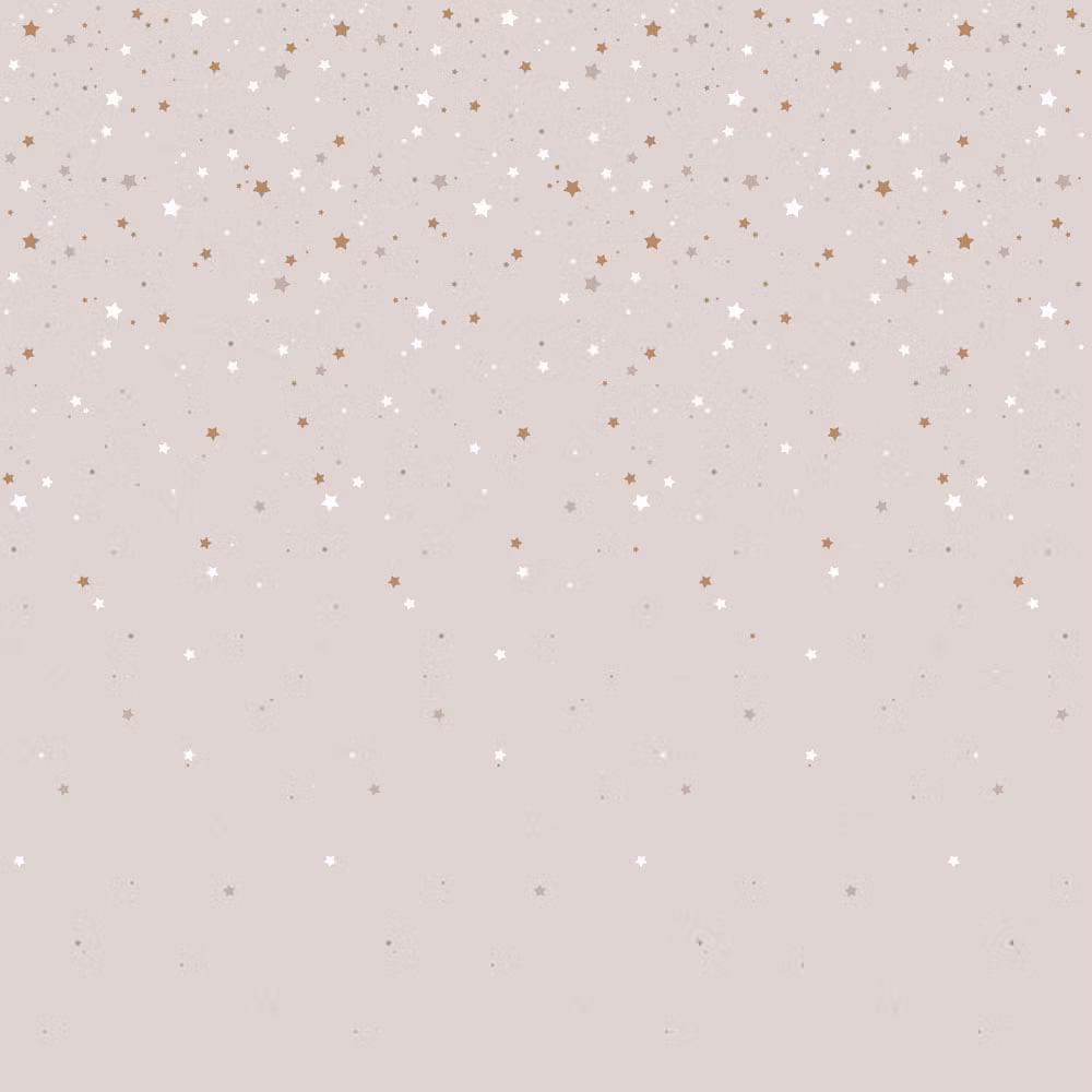 Dekornik, tapet Stars From the Sky Powder Pink