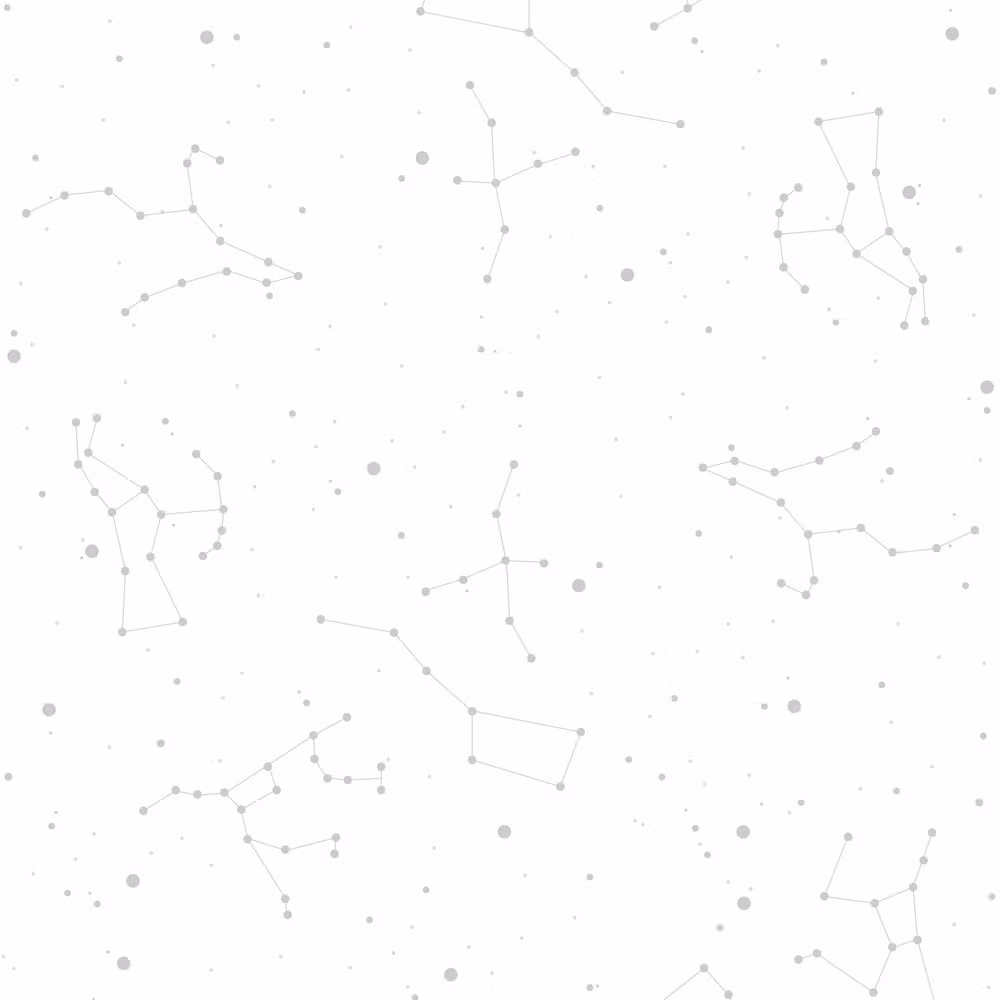 Dekornik, tapet Cosmos White And Grey