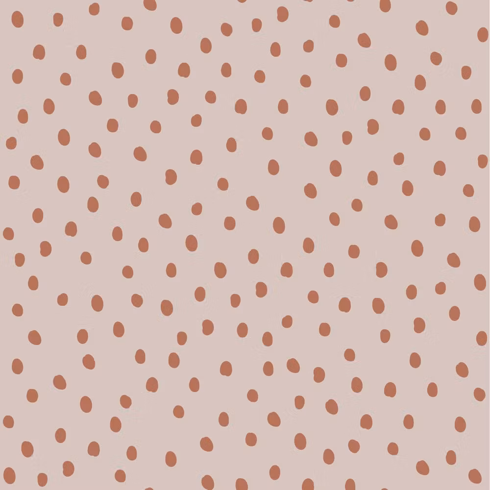 Dekornik, tapet Irregular Dots Powder Pink Brick