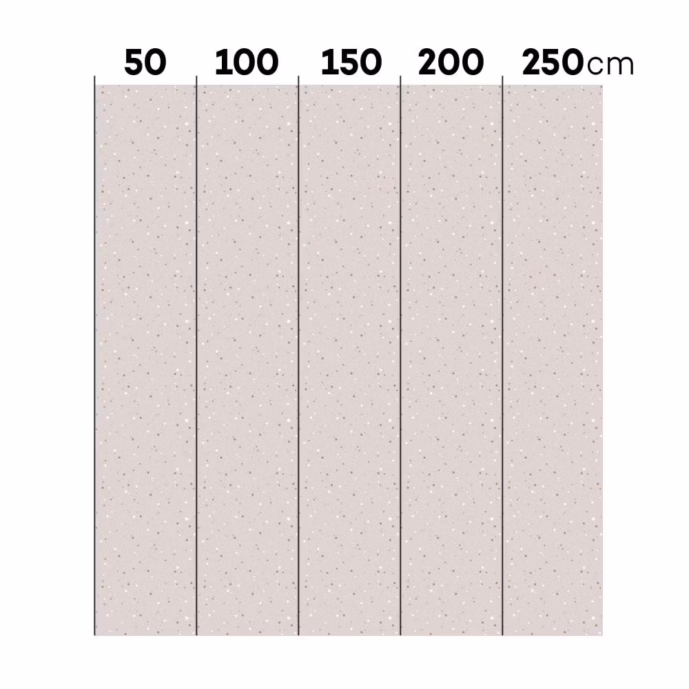 Dekornik, tapet Stars Minimini Cinnamon Powder Pink