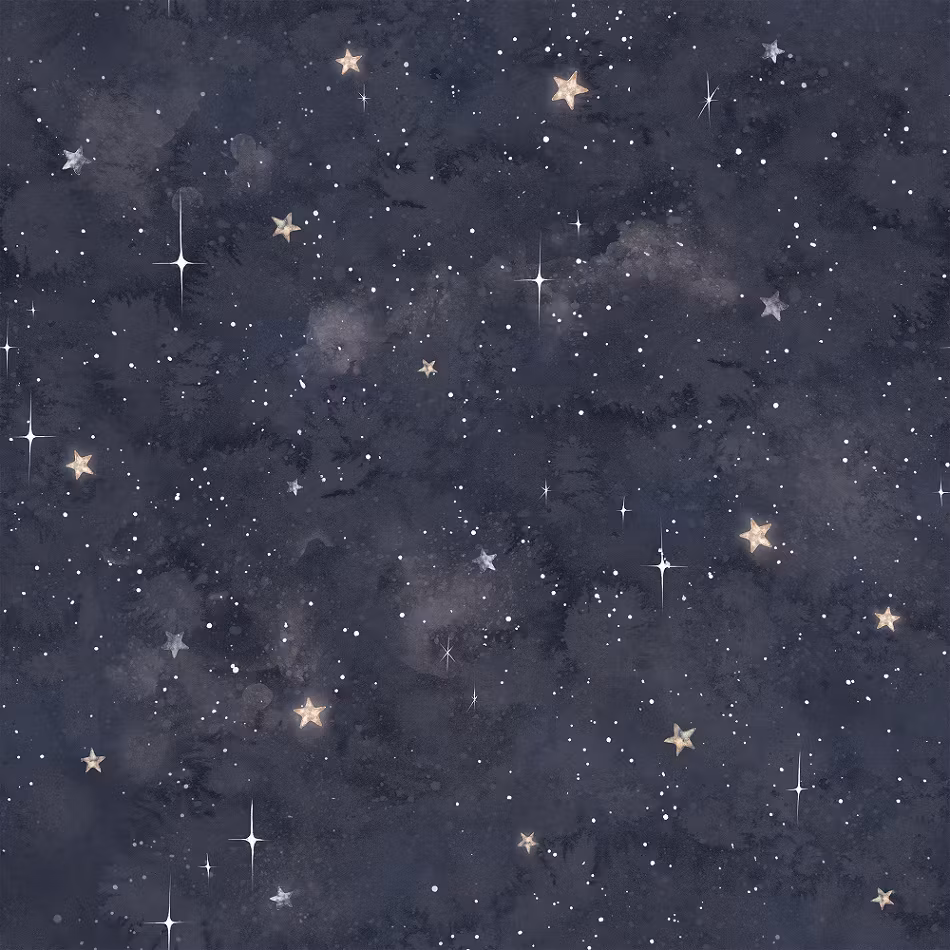 Dekorillo, tapet Cosmos sky navy blue