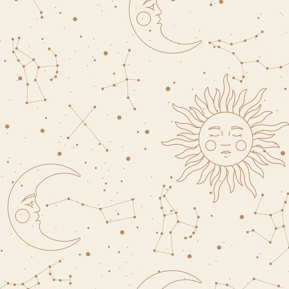 Dekornik, tapet Big Universe Beige Light