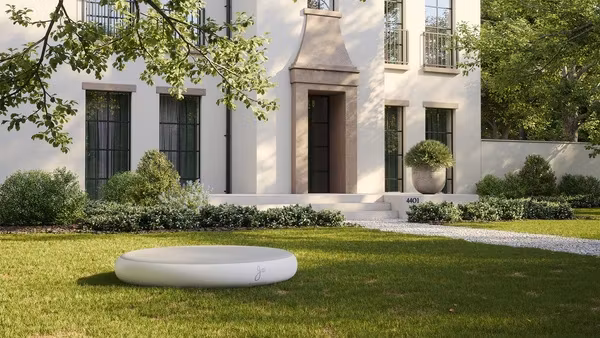 Jupiduu, Jumpspot trampolin udendørs, grå/hvid