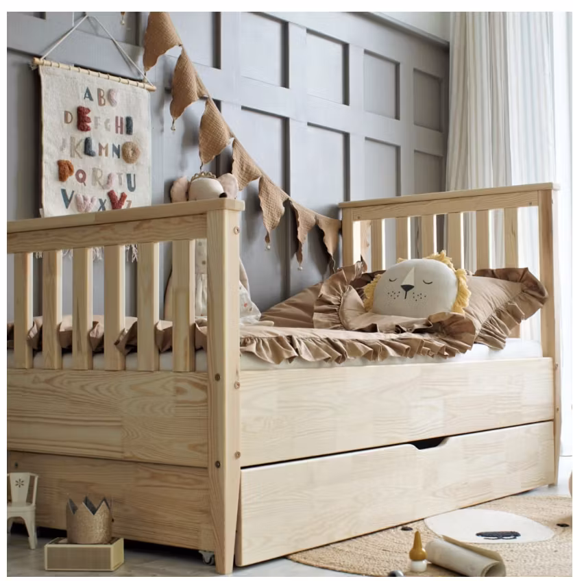 Børneseng Aurora med opbevaring