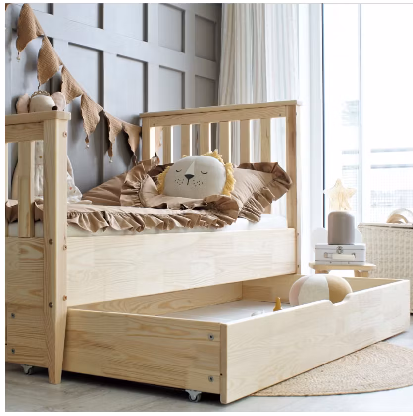 Børneseng Aurora med opbevaring