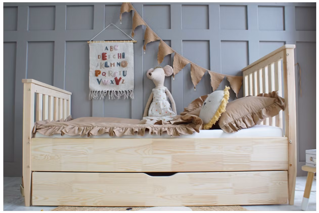 Børneseng Aurora med opbevaring