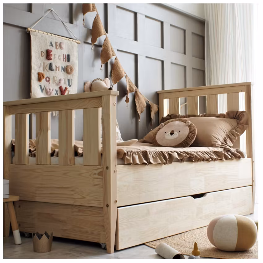 Børneseng Ginevra med opbevaring