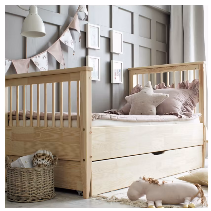 Børneseng Marita med opbevaring