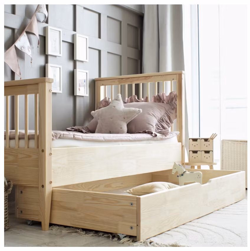 Børneseng Marita med opbevaring