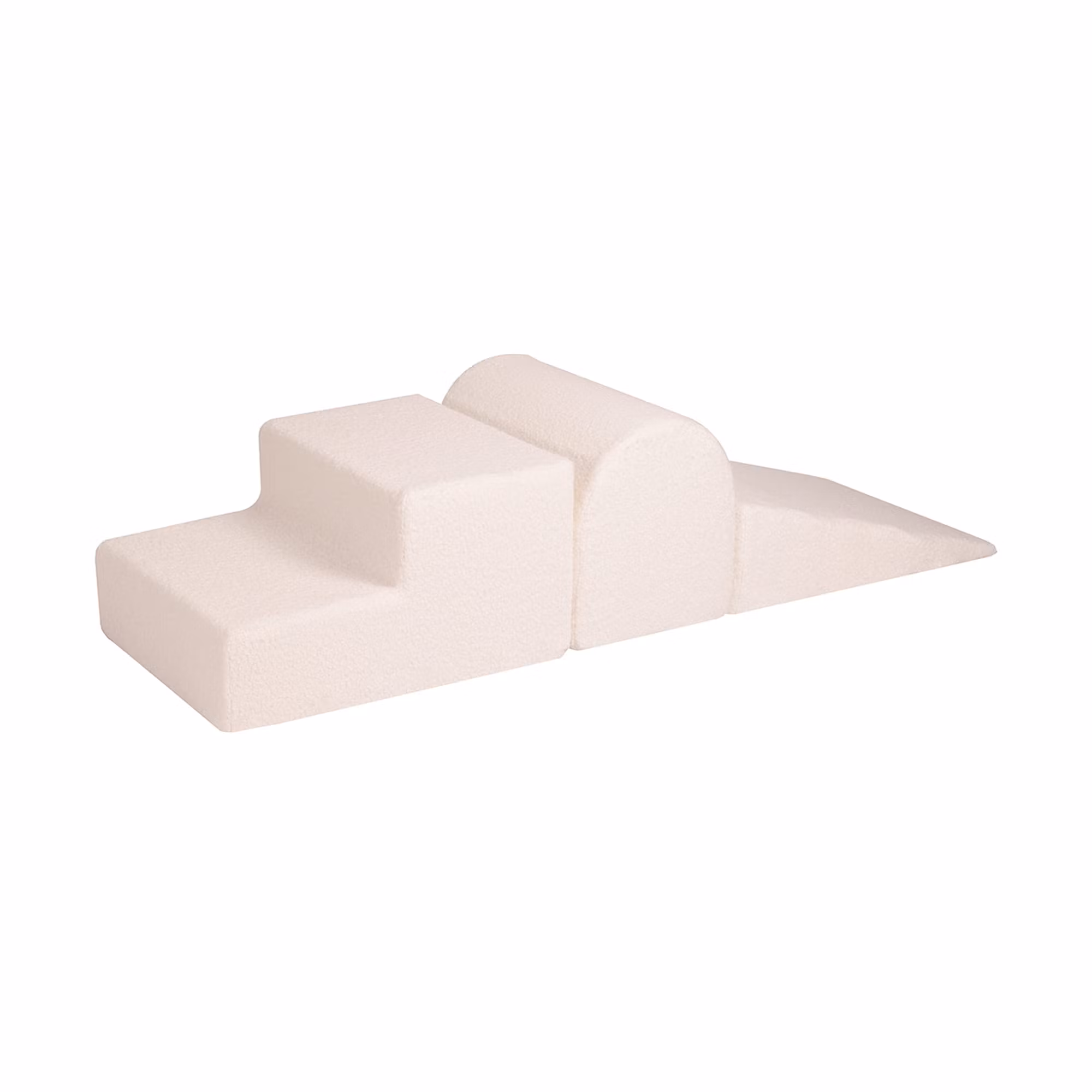 Meow, Bygbar rutsjebane til børneværelset boucle, hvid