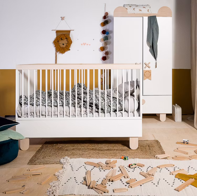 Tremmeseng og juniorseng, Teddy 70x140 cm