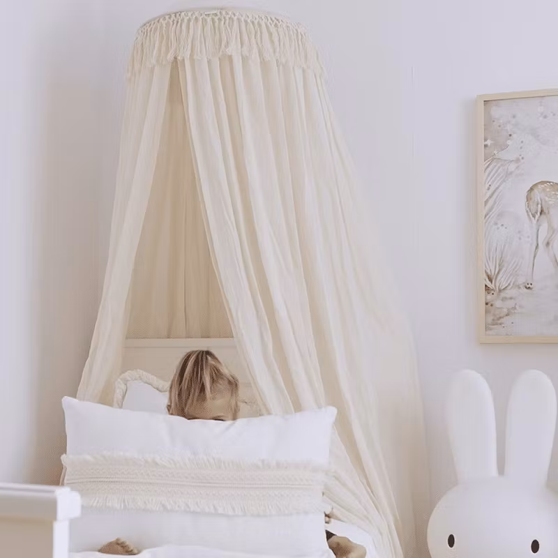 Cotton&Sweets, Vanilje boho sengehimmel i bomuld