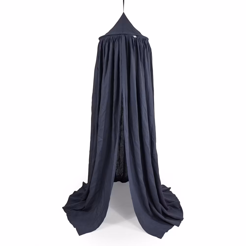 Cotton&Sweets, Grafit sengehimmel i linned