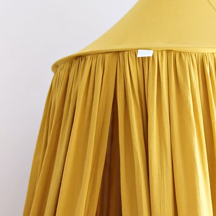 Cotton&Sweets, Mustard maxi sengehimmel i bomuld