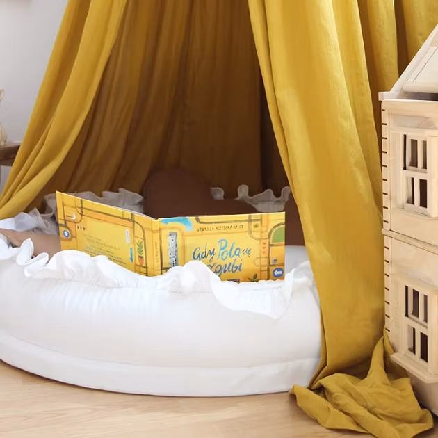 Cotton&Sweets, Mustard maxi sengehimmel i bomuld