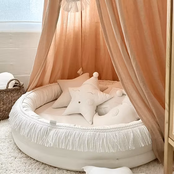 Cotton&Sweets, Abrikos sengehimmel i bomuldsmuslin