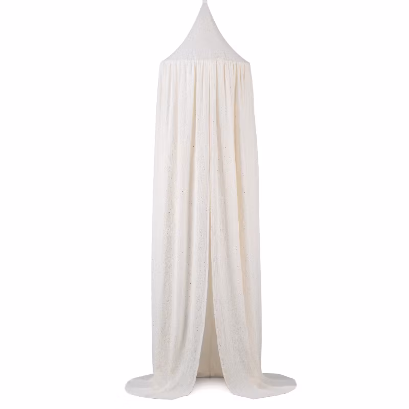 Babylove, Ecru sengehimmel i bomuldsmuslin