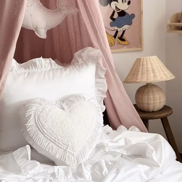 Cotton&Sweets, Bubblegum maxi sengehimmel i linned