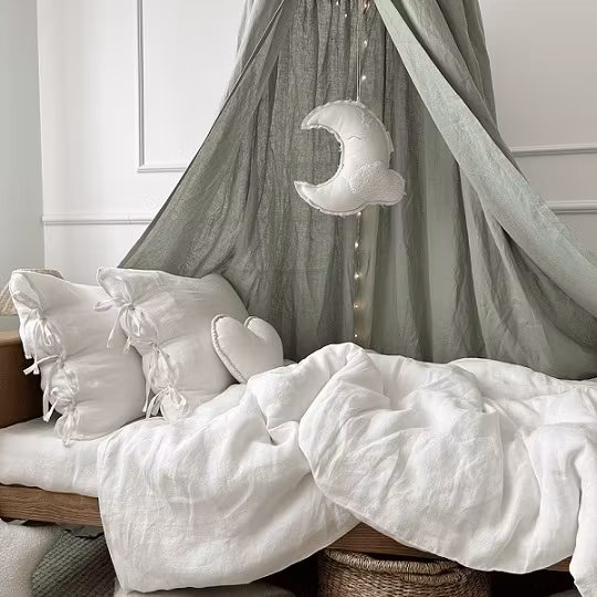 Cotton&Sweets, Sage sengehimmel i linned