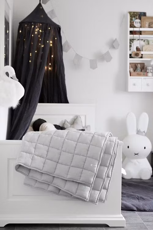 Cotton&Sweets, Grafit maxi sengehimmel i linned