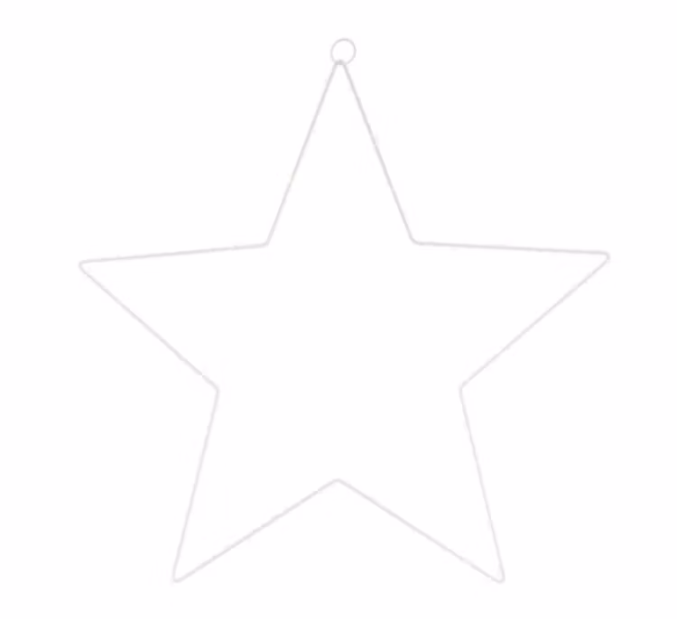LED-belysning Stjerne hvid