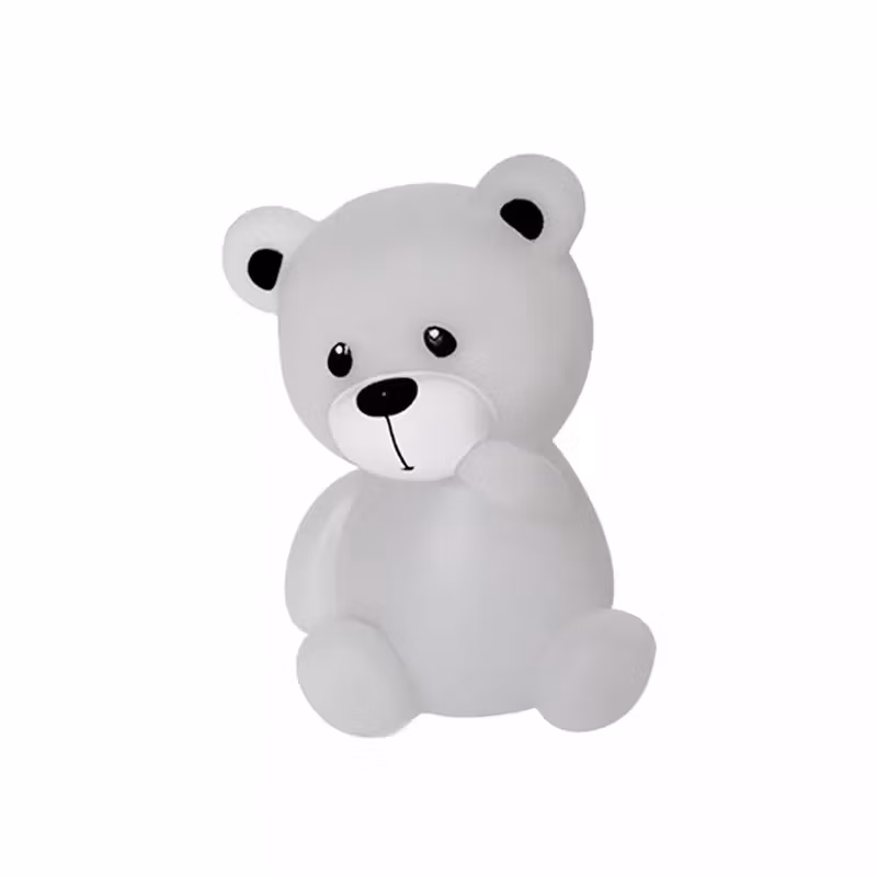 Natlampe bamse, grå