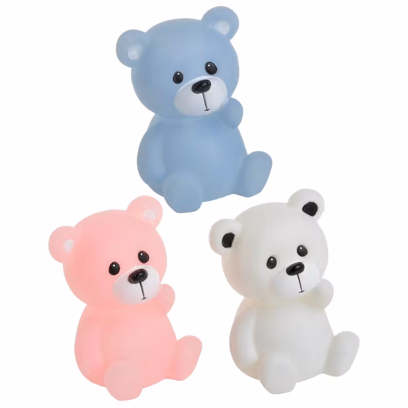 Natlampe bamse, grå