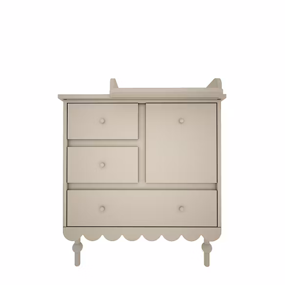 Woodluck, puslebord til kommode Babushka, olivengrøn