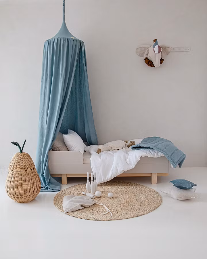 Love me decoration, natur cirkuselefant med blå hat