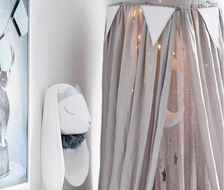 Love me decoration, vægdekoration kanin prins, hvid