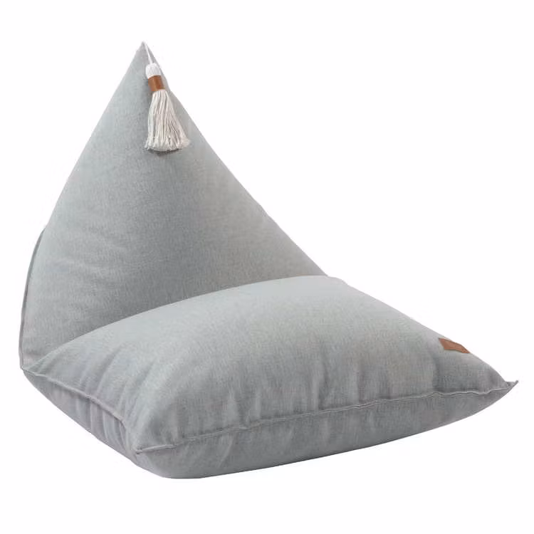 Fayne, sækkestol med kvast, grå/grøn