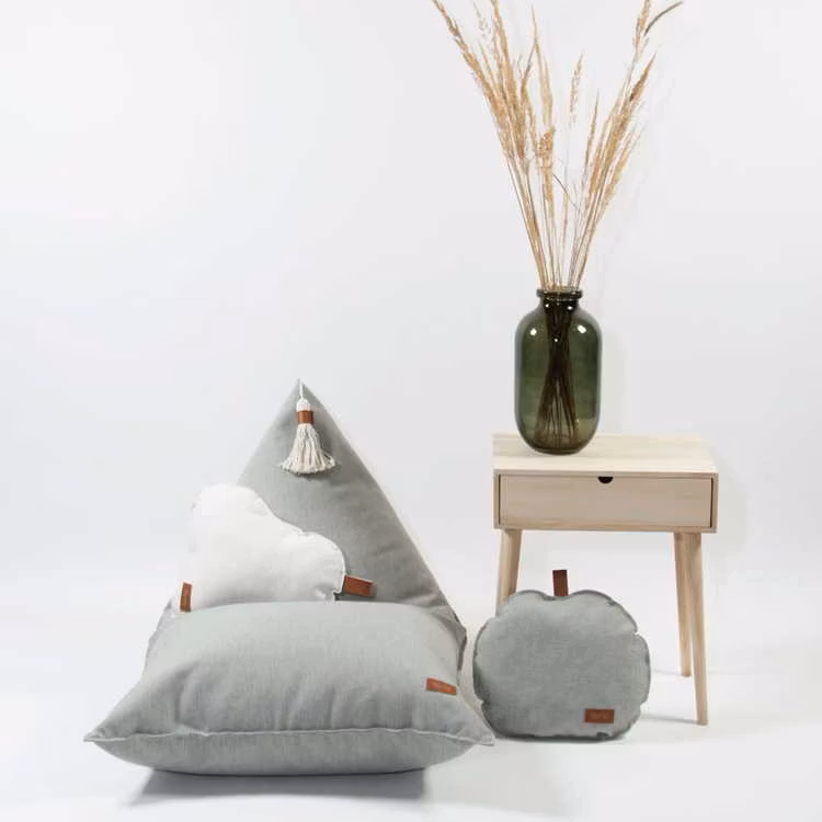 Fayne, sækkestol med kvast, grå/grøn