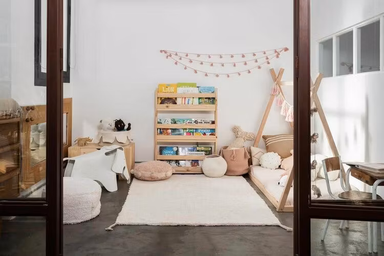 Lorena Canals, dobbeltsidet tæppe Gelato Pink