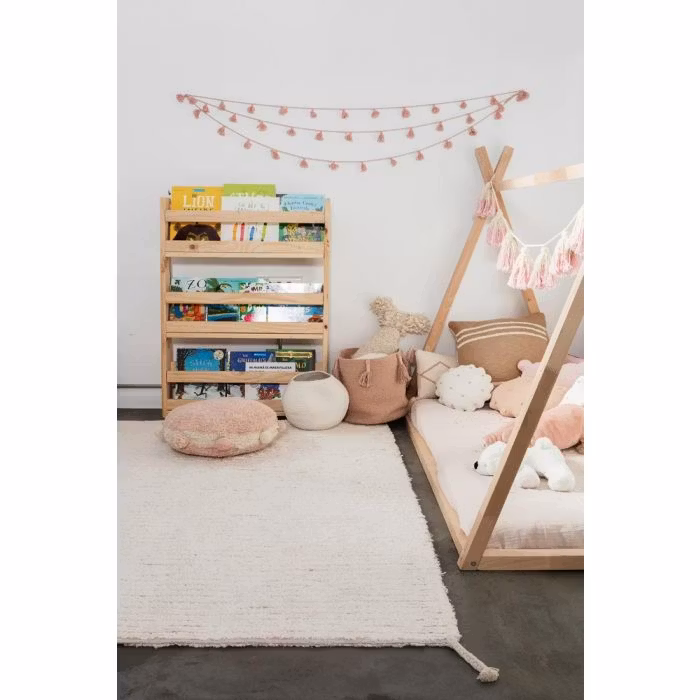 Lorena Canals, dobbeltsidet tæppe Gelato Pink