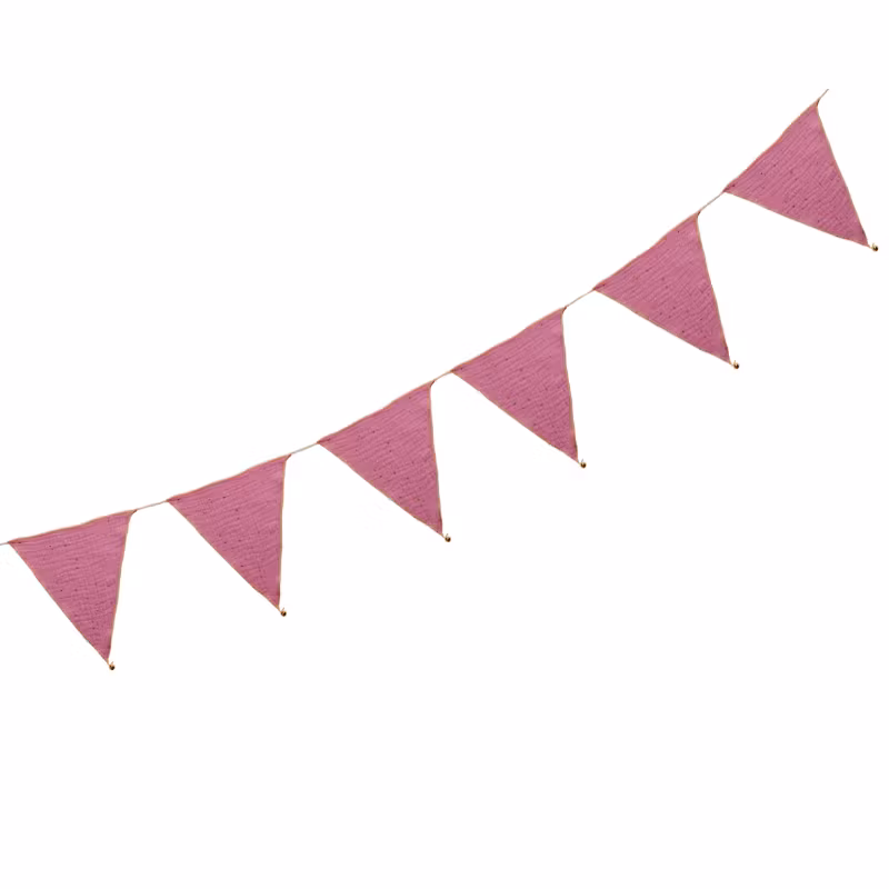 Babylove, vimpel til børneværelset, Pink