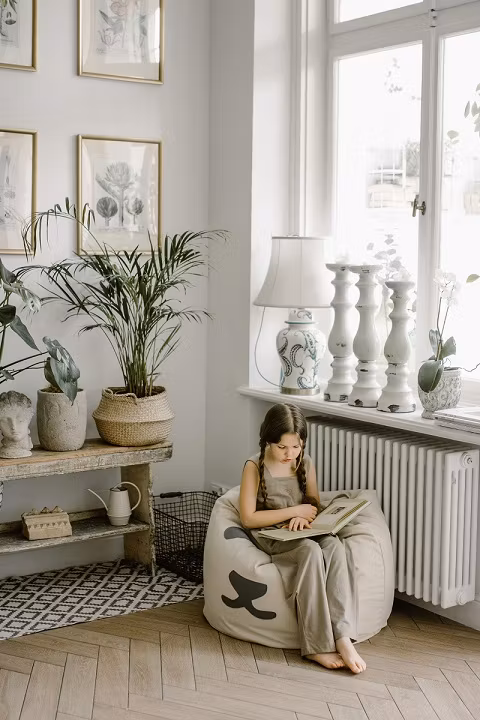 Bini, sækkestol original, Grey Panda