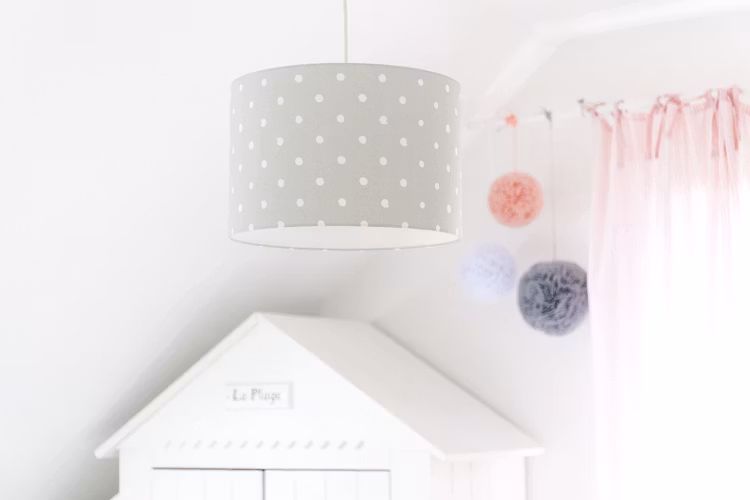 Lamps&Company, loftslampe Lovely Dots, grå