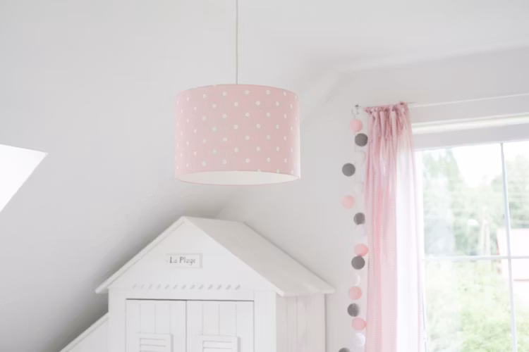 Lamps&Company, loftslampe Lovely Dots, lyserød