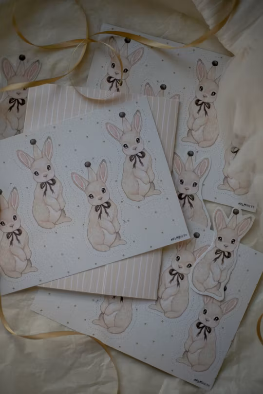 Mrs Mighetto, Paper Friends Bunnies