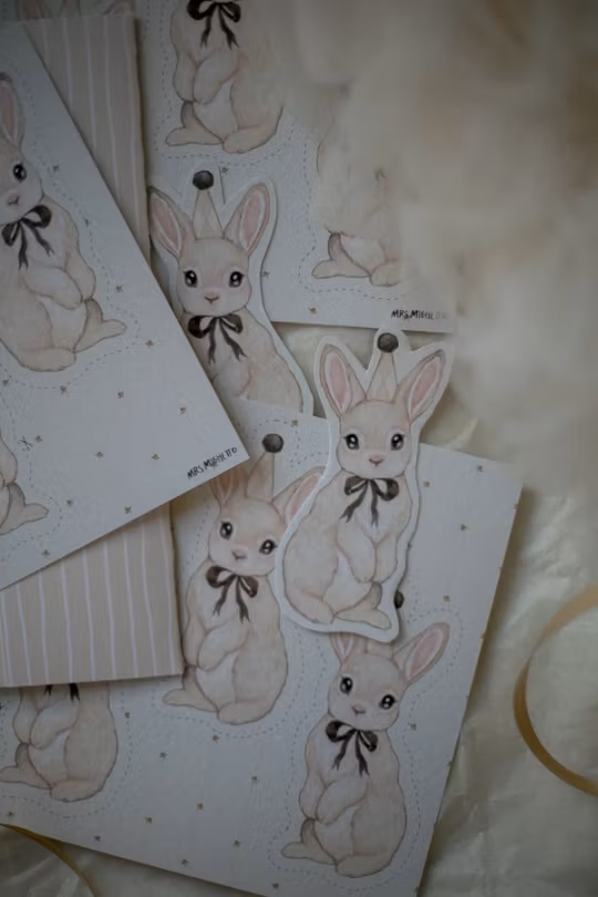 Mrs Mighetto, Paper Friends Bunnies