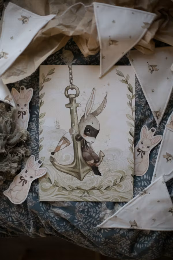 Mrs Mighetto, plakat Bonnie's My Anchor