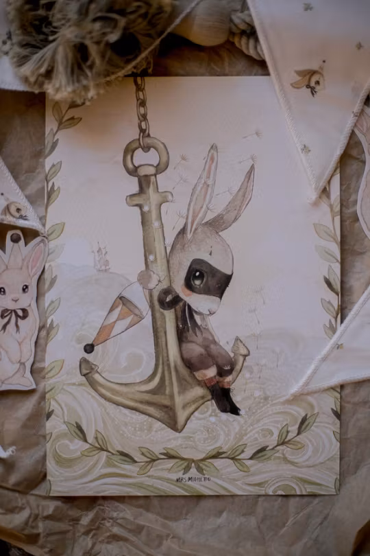 Mrs Mighetto, plakat Bonnie's My Anchor