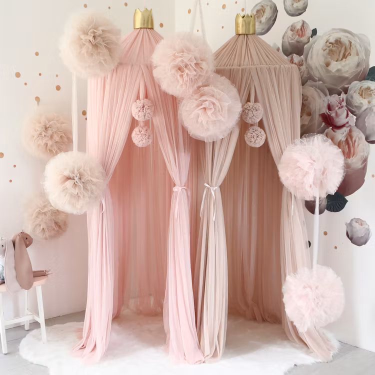 Spinkie Baby, sengehimmel Dreamy, Light Pink Gold