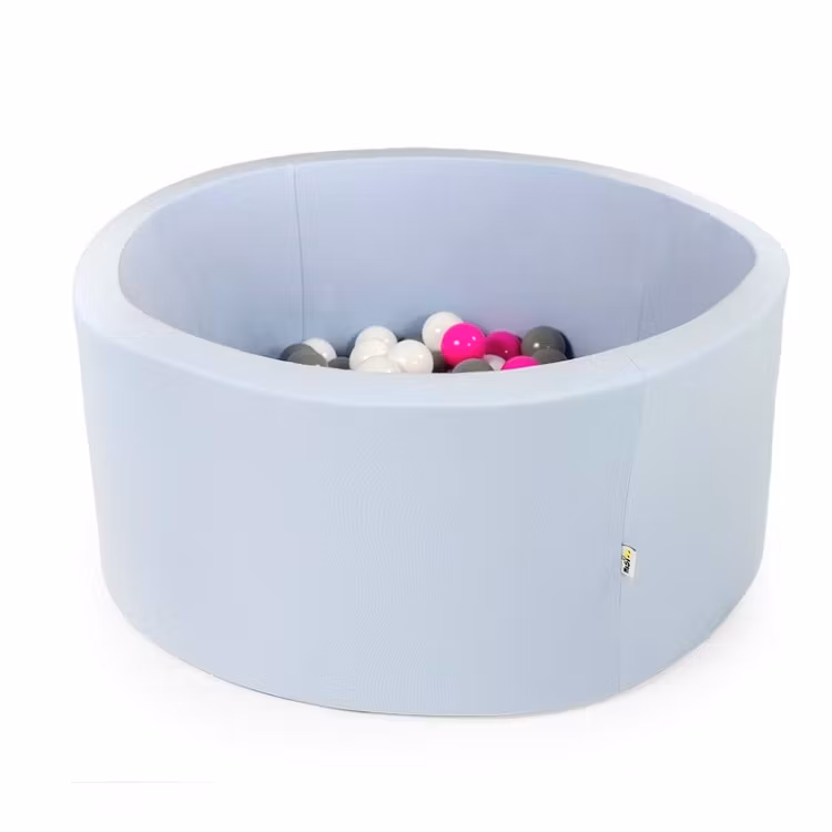 Misioo, boldbassin med 200 bolde, lyseblå
