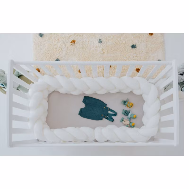 Babylove, sengerand knudepude, creme